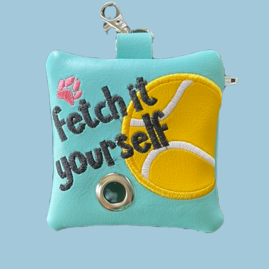 Thumbnail: Tennis ball with quote on light teal background