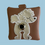 Thumbnail: white poodle on light brown background