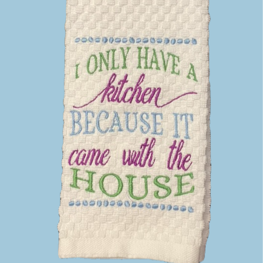 kitchen towel- kitchen came with house