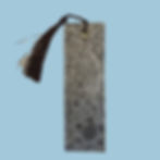 vinyl bookmark strip leafy design