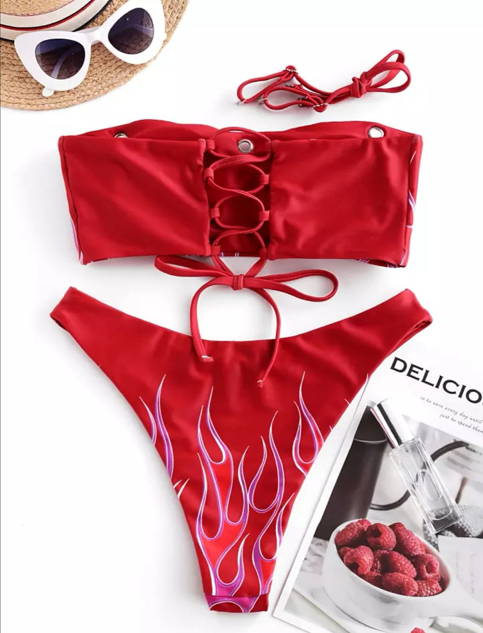 Thumbnail: Girl On Fire Bikini 