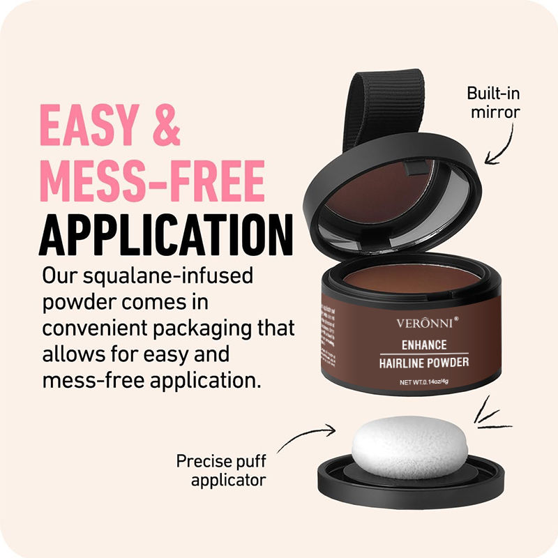 Thumbnail: 14 Color Hair Line Powder Black Root Up Natural Instant Waterproof Hairline Shad