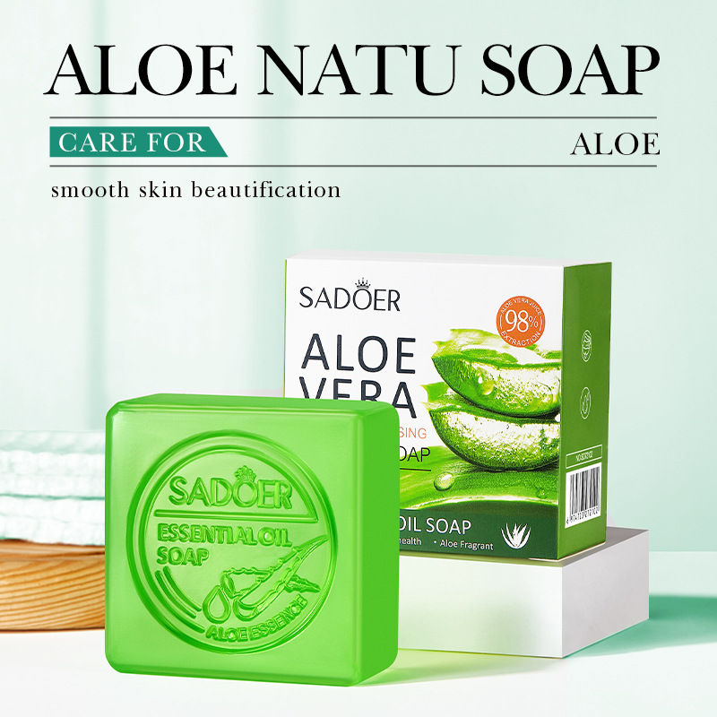 Aloe Vera Smooth Cleansing Natural Soap Cleansing Smooth Handmade Essential Oil