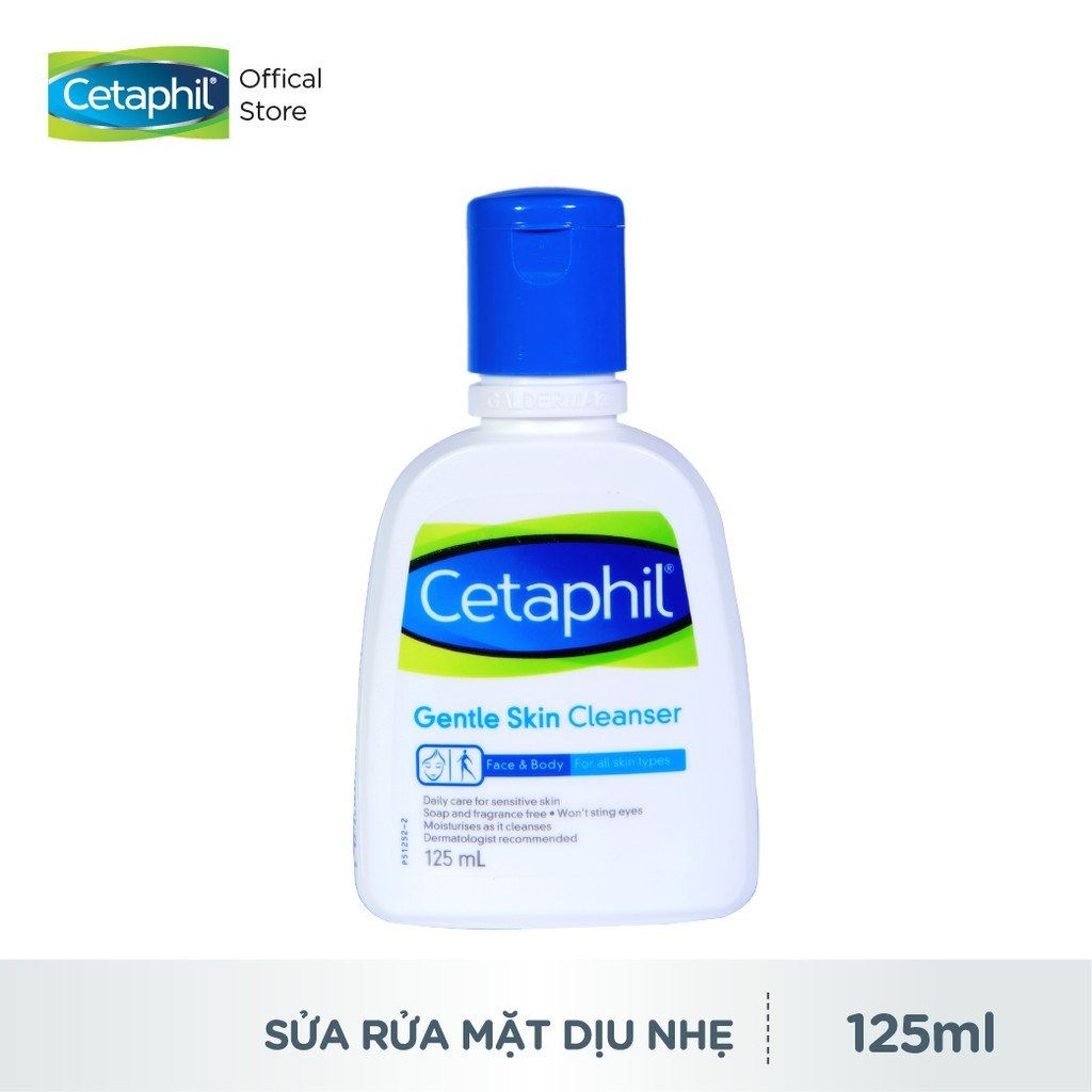 Sữa Rửa Mặt 125ml Cetaphil Skin Cleanser Dịu Nhẹ Không Xà Phòng