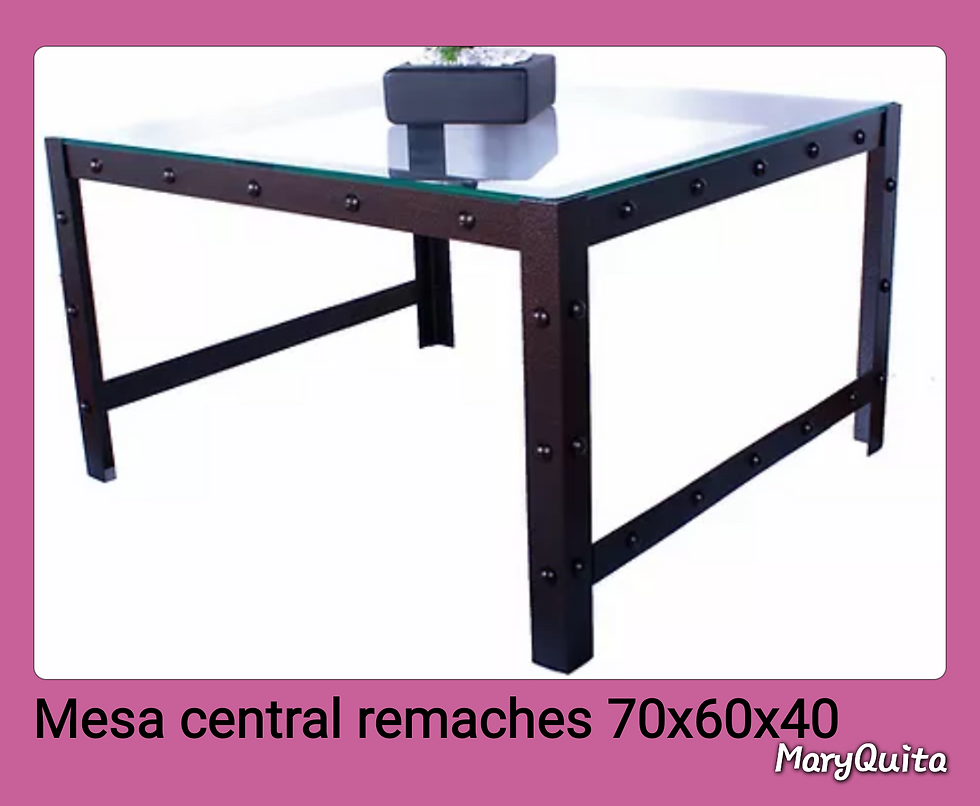 Miniatura: Mesa central Chimay, clasico o remaches