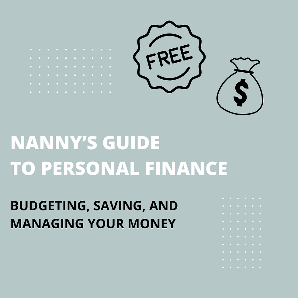 financial freedom for nannies budgeting and saving money that six-figure nanny