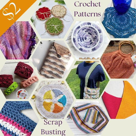 Scrap-busting Pattern Sale - Crochet patterns
