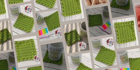 Trellis Coaster - Crochet Pattern