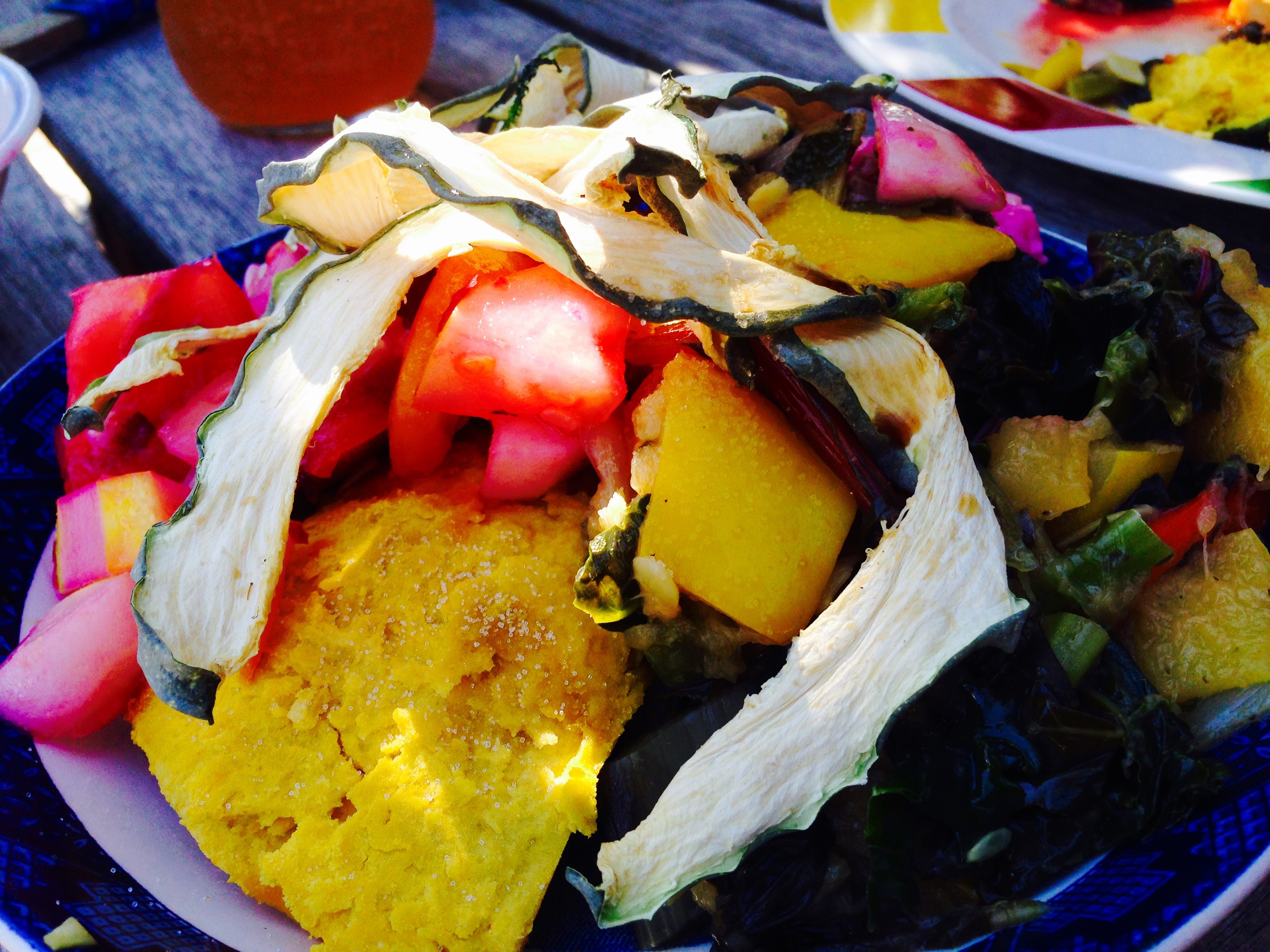 Delicious organic farm food!