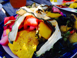 Delicious organic farm food!