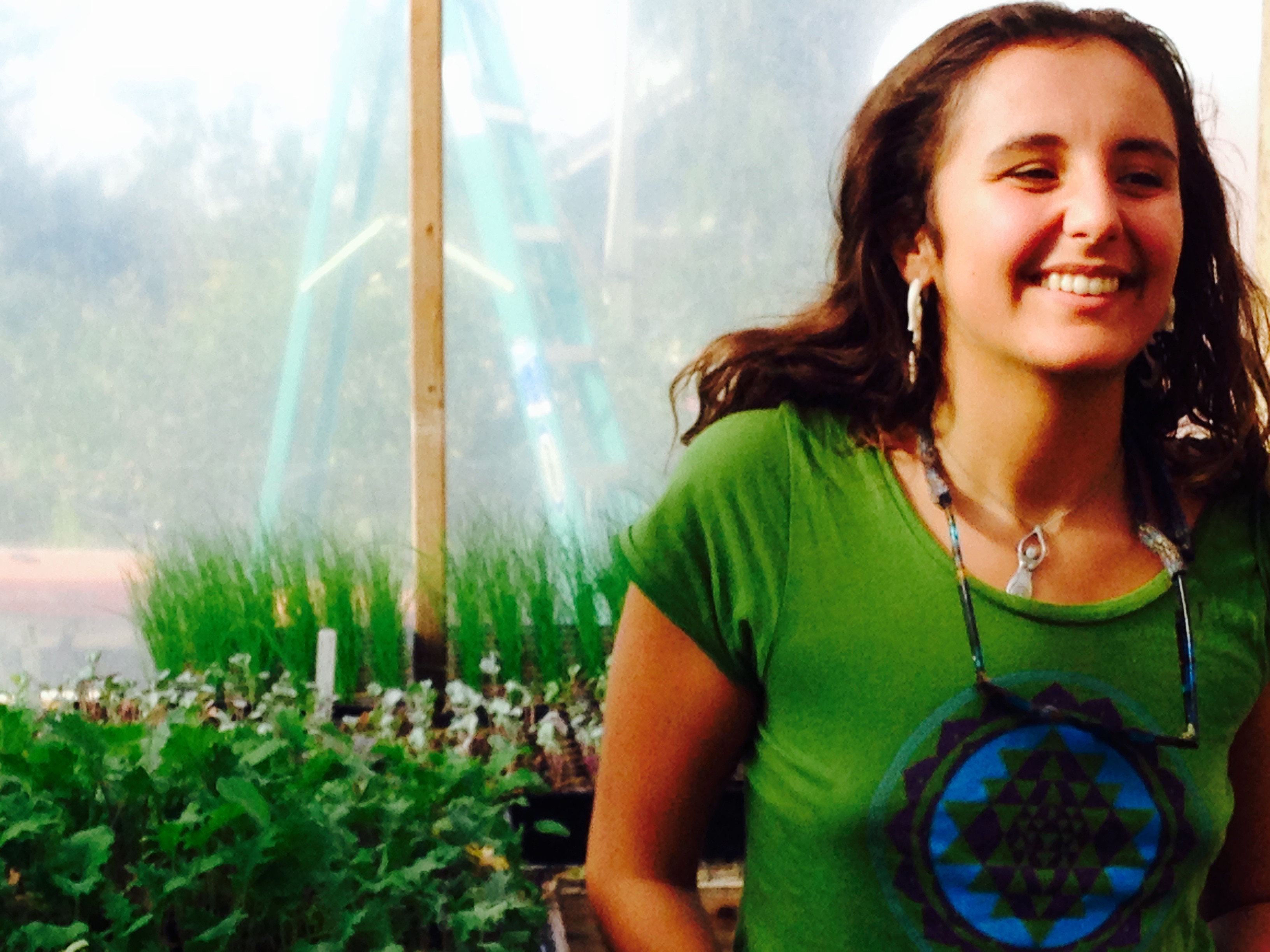 Anahata in the Greenhouse!