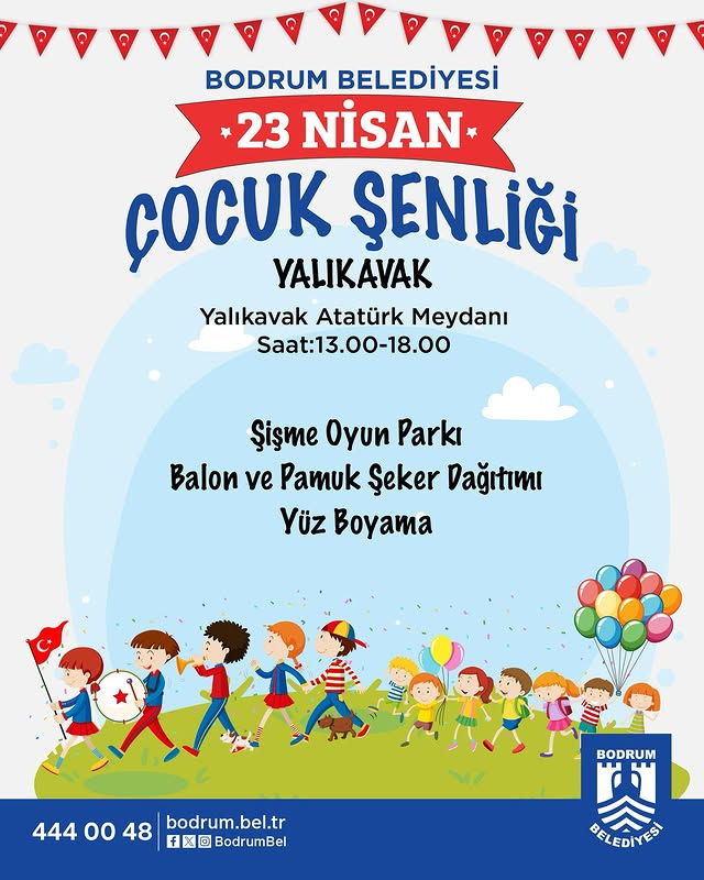KUTLAMA◢ 23 Nisan Çocuk Şenliği @Yalıkavak