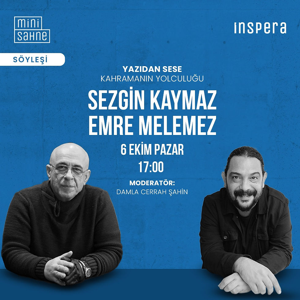 SÖYLEŞİ◢ Yazıdan Sese Kahramanın Yolculuğu / Sezgin Kaymaz & Emre Melemez