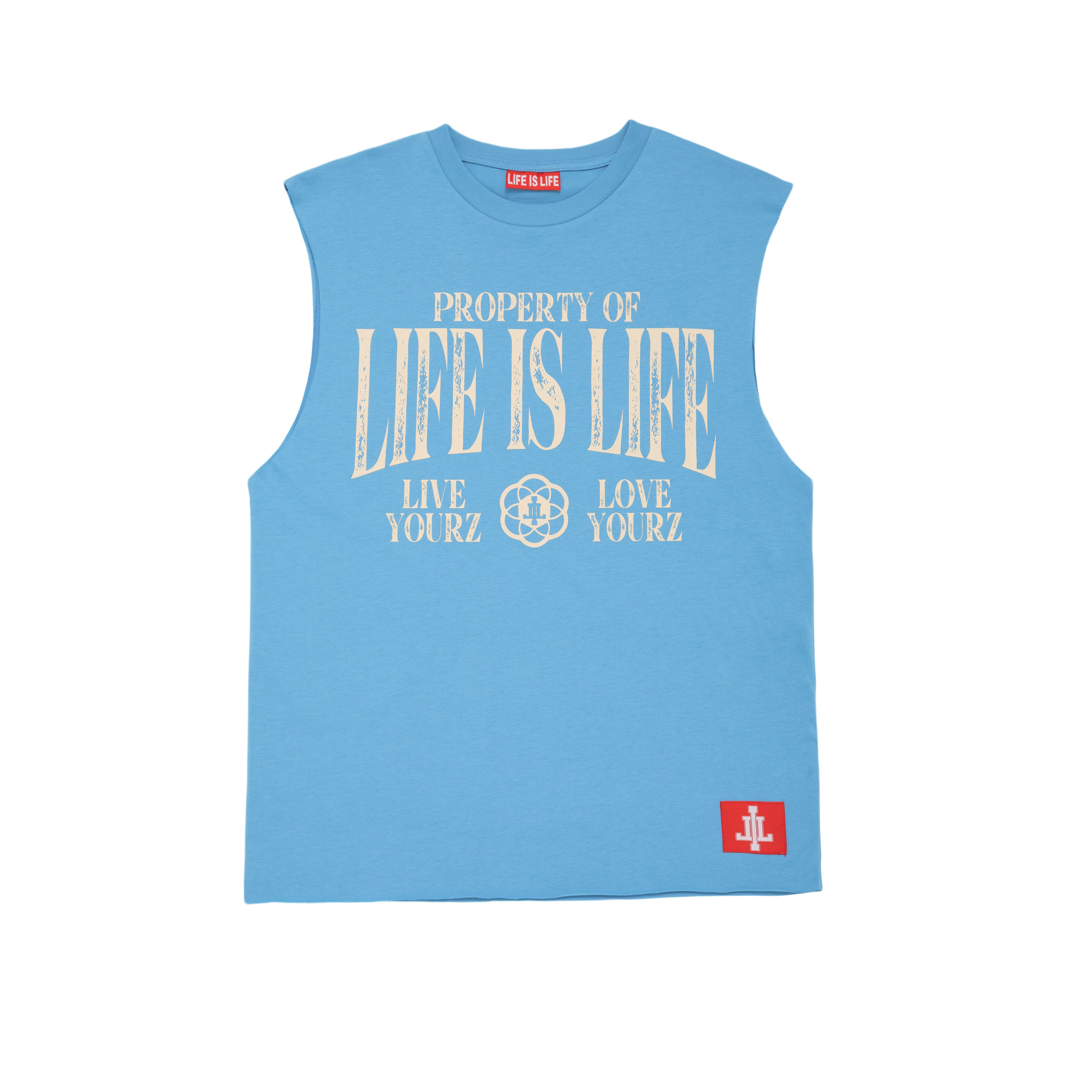SLEEVELESS TANK- Blue