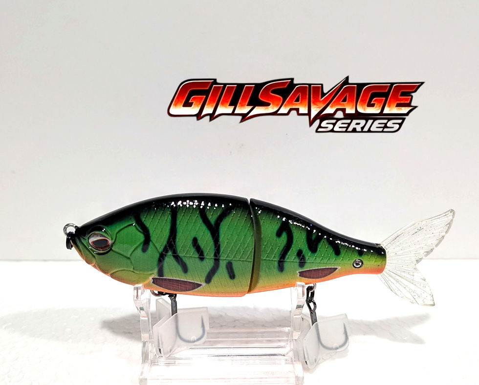Thumbnail: HPF GILLSAVAGE SERIES 6" Glidebait -Toxic Tiger