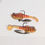 Thumbnail: HPF 3/8 oz 2.5 inch Soft Paddle Tail Spinner Swimbait- Orange Stripe 2-pack