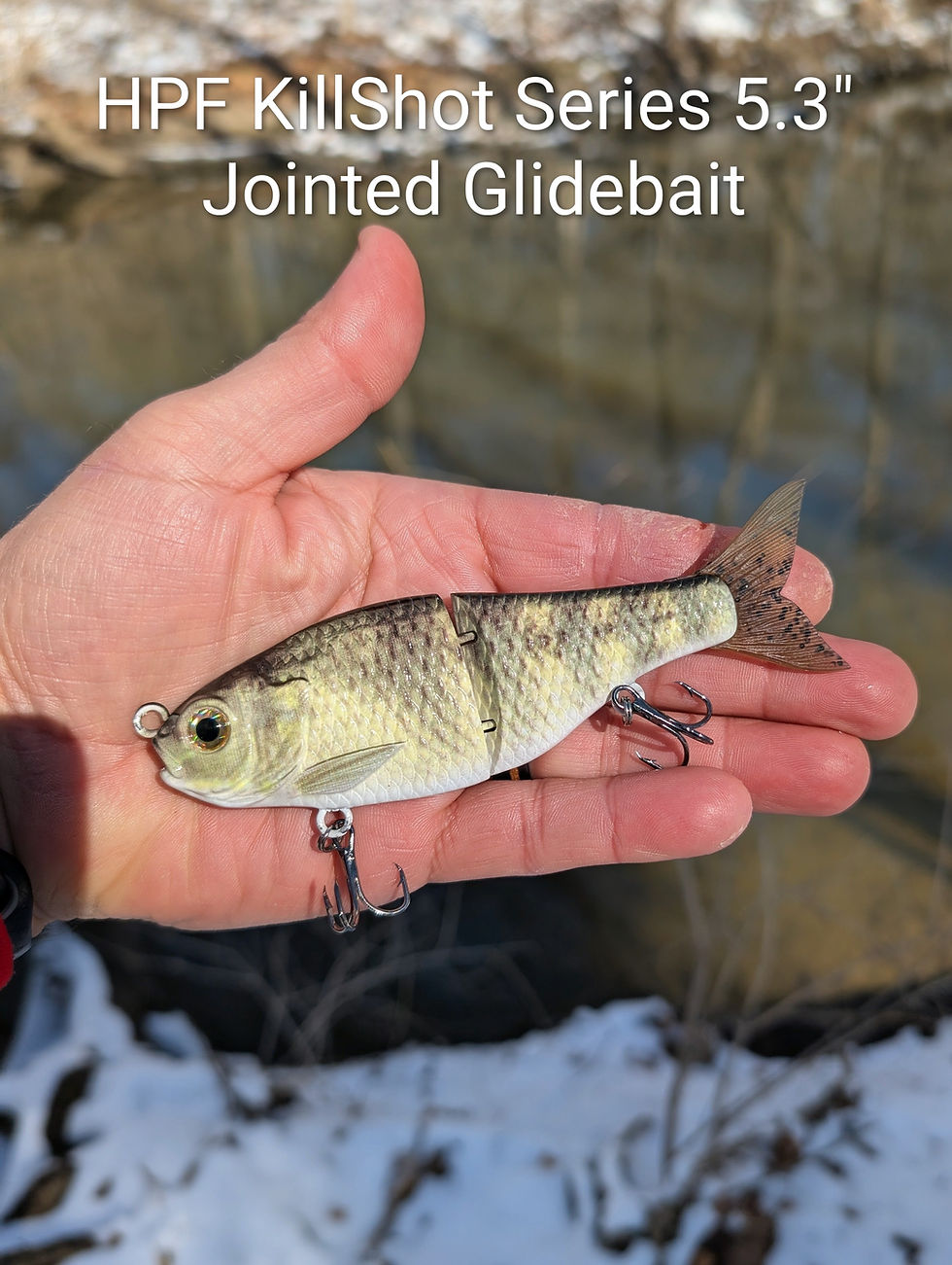 Thumbnail: HPF KillShot Series 5.3" Jointed Minnow Glidebait - Long-Ear Assassin