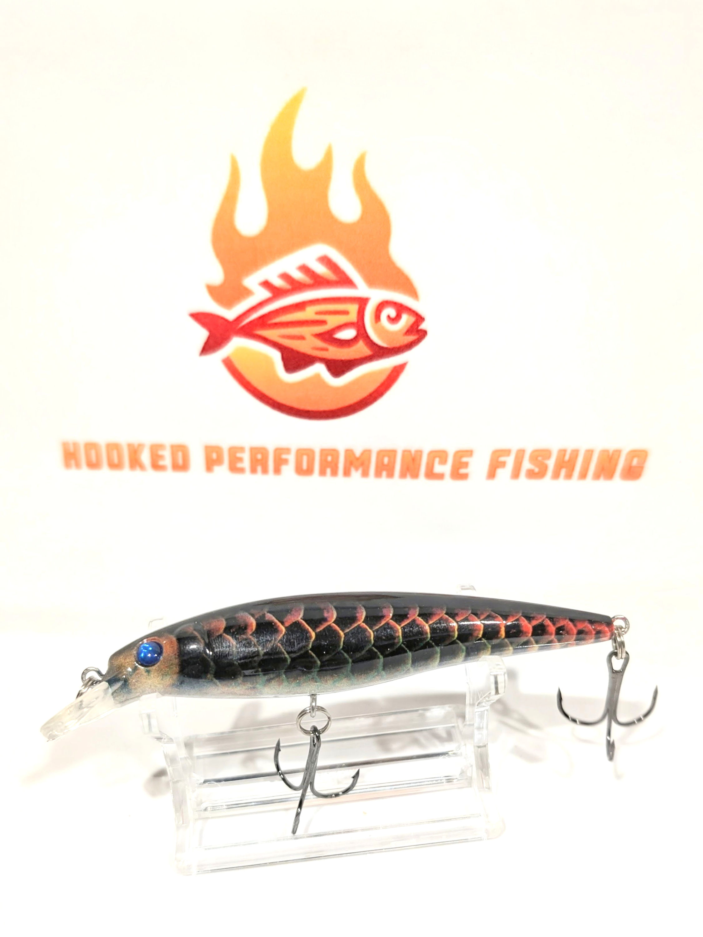 SLICKLINE 110mm 1/2 oz Floating  Jerkbait Fishing Lure - Red Carp