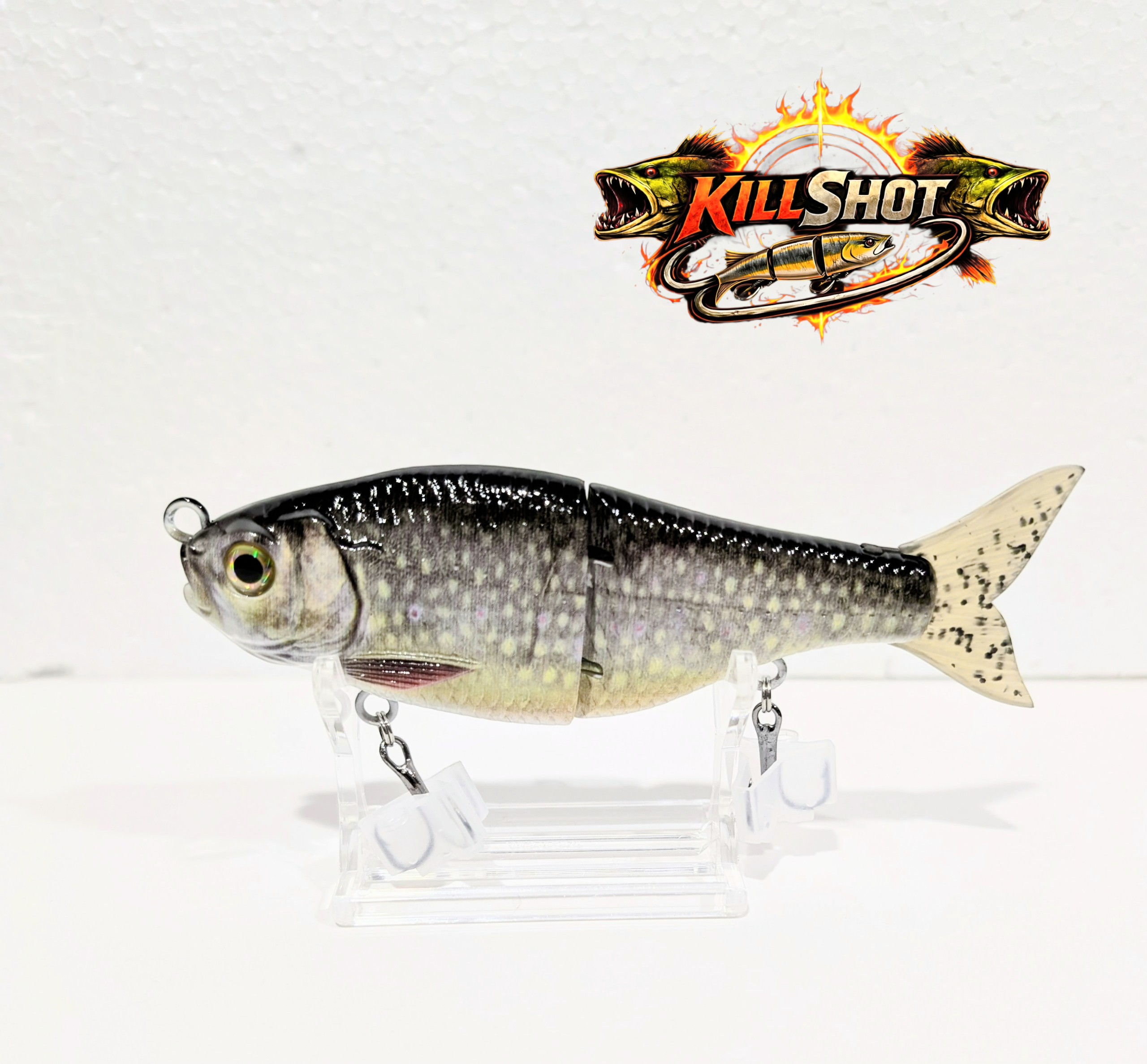 HPF KillShot Series 5.3" Jointed Minnow Glidebait - Phantom Trout