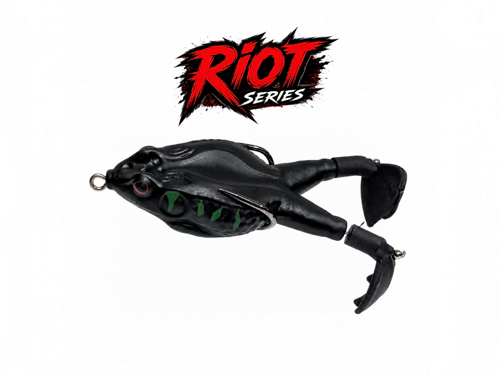 Thumbnail: HPF TOPWATER FROG SERIES Weedless Frog Dual-Prop Lures