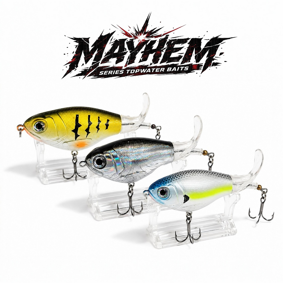 Thumbnail: HPF MAYHEM SERIES 3" Topwater Prop Lures