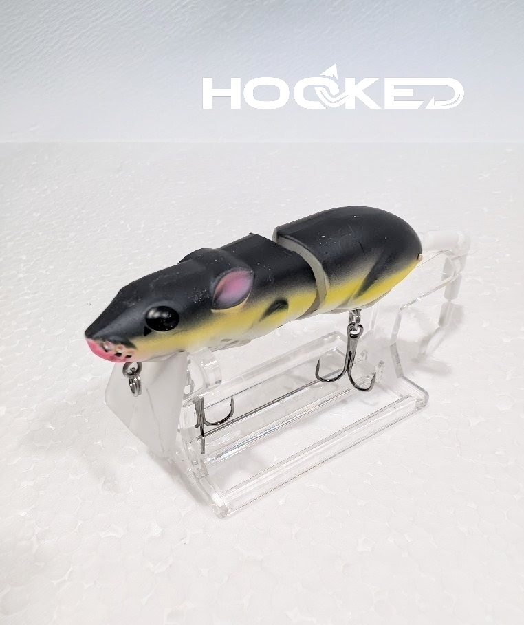 SLICKLINE 1/2 oz Jointed Topwater Mouse Swimbait Fishing Lure