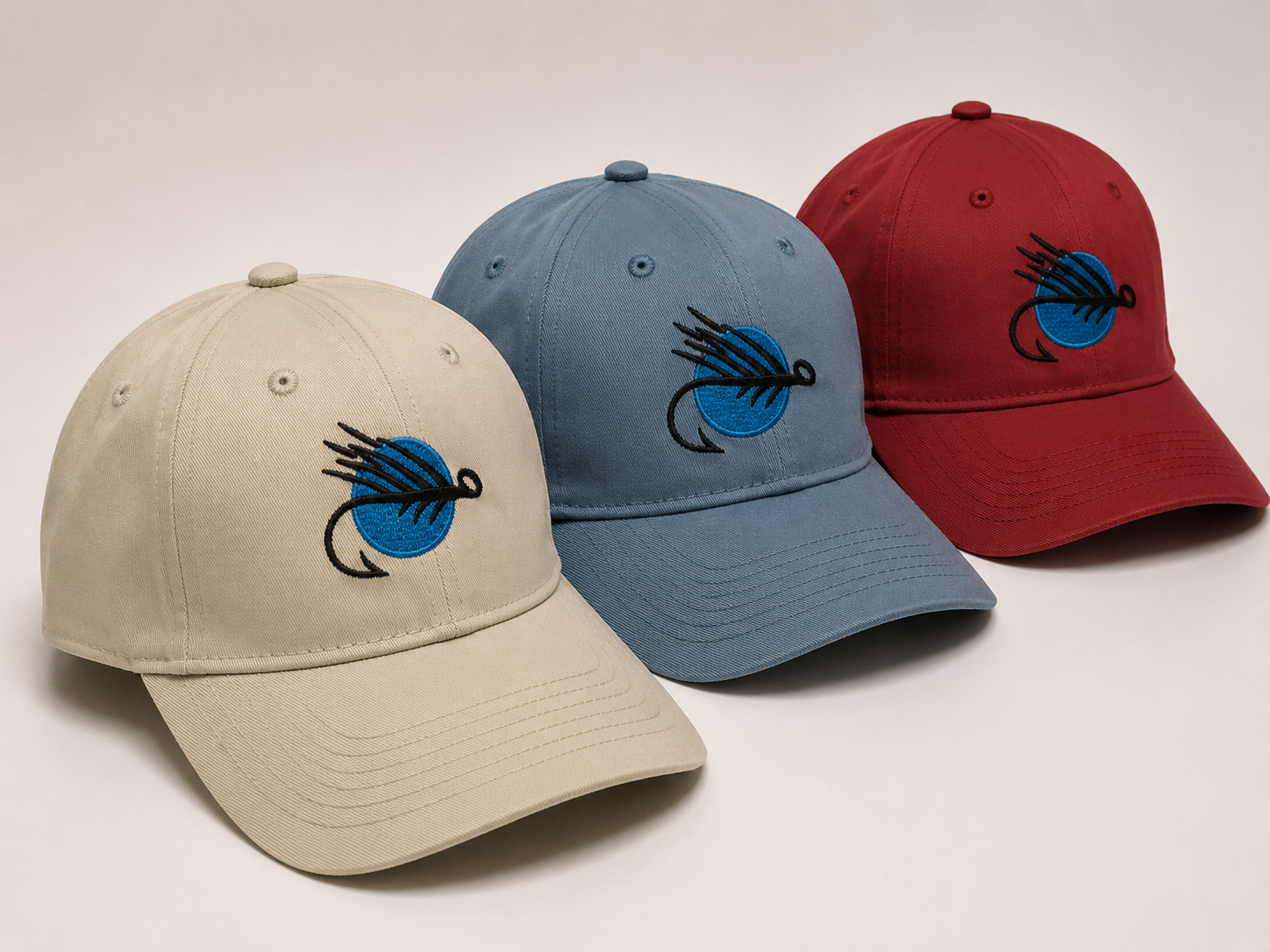 Slickline Twill 6-Panel Unstructured Dad Hats - Built For The Grind