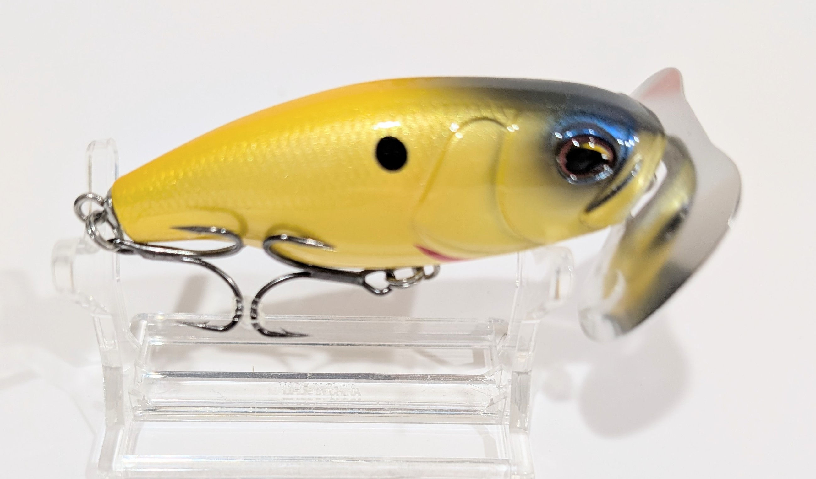 SLICKLINE 3"  1/2 oz Topwater Jitterbug-Style Lure- Yellow Shad
