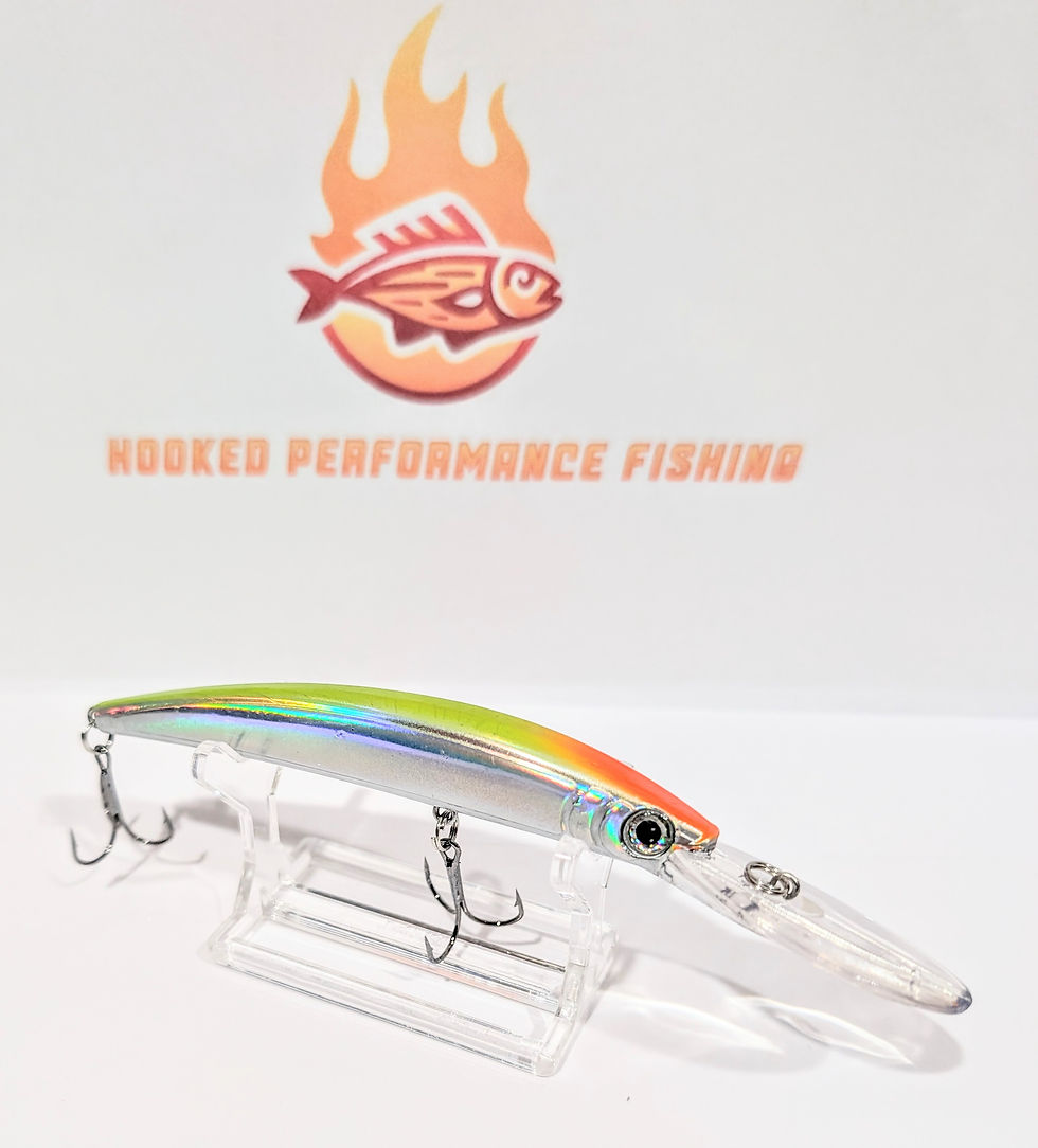 Thumbnail: SLICKLINE 175mm (7") Floating Minnow 1/2  oz Jerkbait - Tangerine Flash