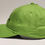 Thumbnail: Slickline Lime Green Cotton Twill 6-Panel Dad Hat - Built For The Grind
