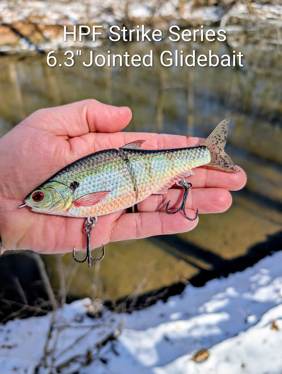 Thumbnail: HPF Strike Series 6.3" Glidebait  - CrossFire