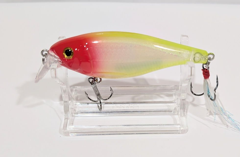 Thumbnail:  SLICKLINE 4"  1/2 oz Diving Rattling Crankbait- Red Head