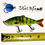 Thumbnail: SLICKLINE 125 4.7" Jointed Swimbait Fishing Lure - Perch