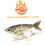 Thumbnail: HPF RipFire Series 5" Jointed Minnow  Glide Bait - Ripper Gill