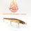 Thumbnail: SLICKLINE Shad 1/2 oz Floating  Minnow Jerkbait Lure - Tennessee Shad