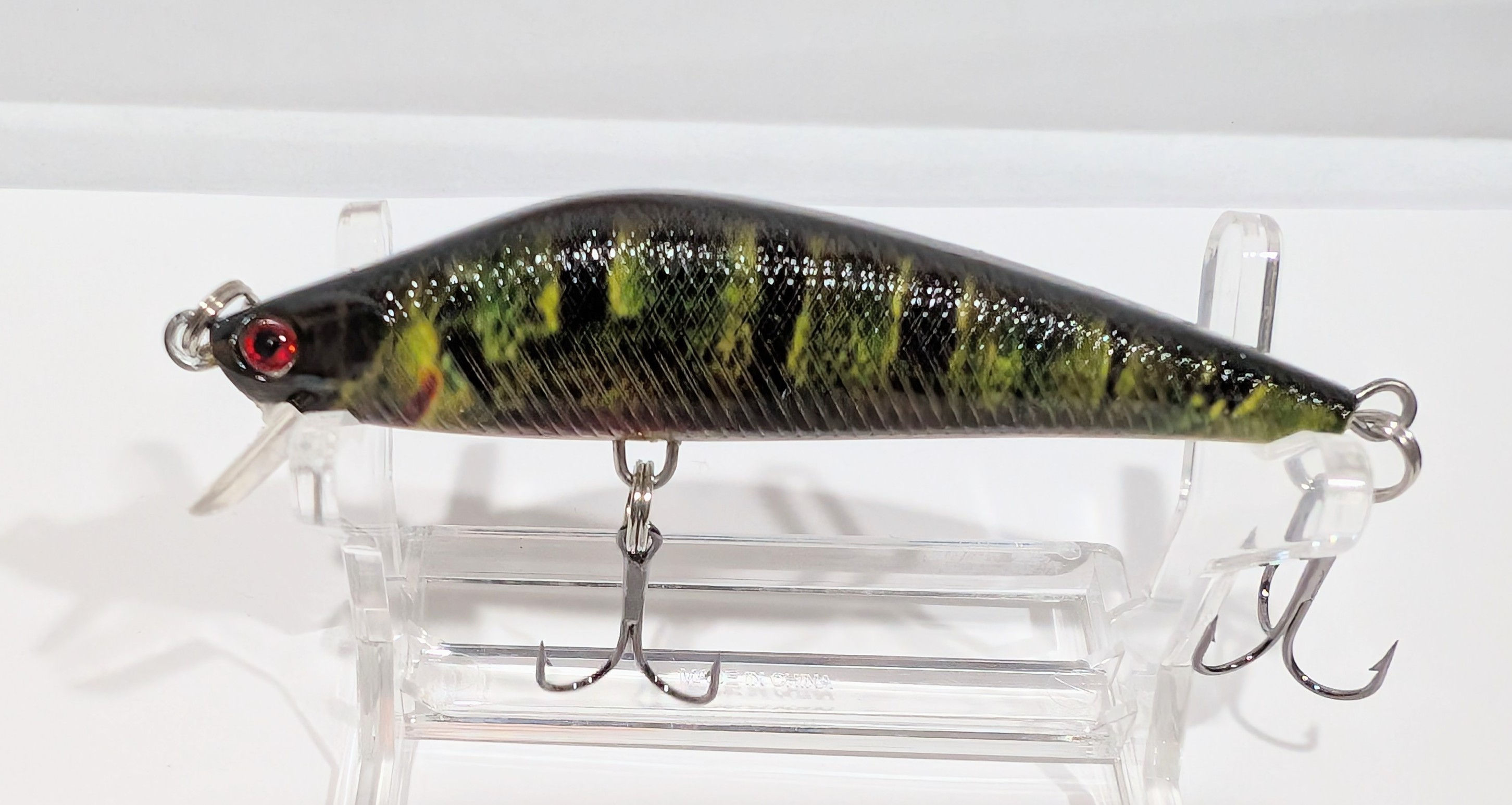 SLICKLINE 3"  1/4 oz Floating Shallow Diving Jerkbait-  Perch