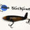 Thumbnail: SLICKLINE 90mm (3.5") Topwater Prop Fishing Lure - Golden Loon