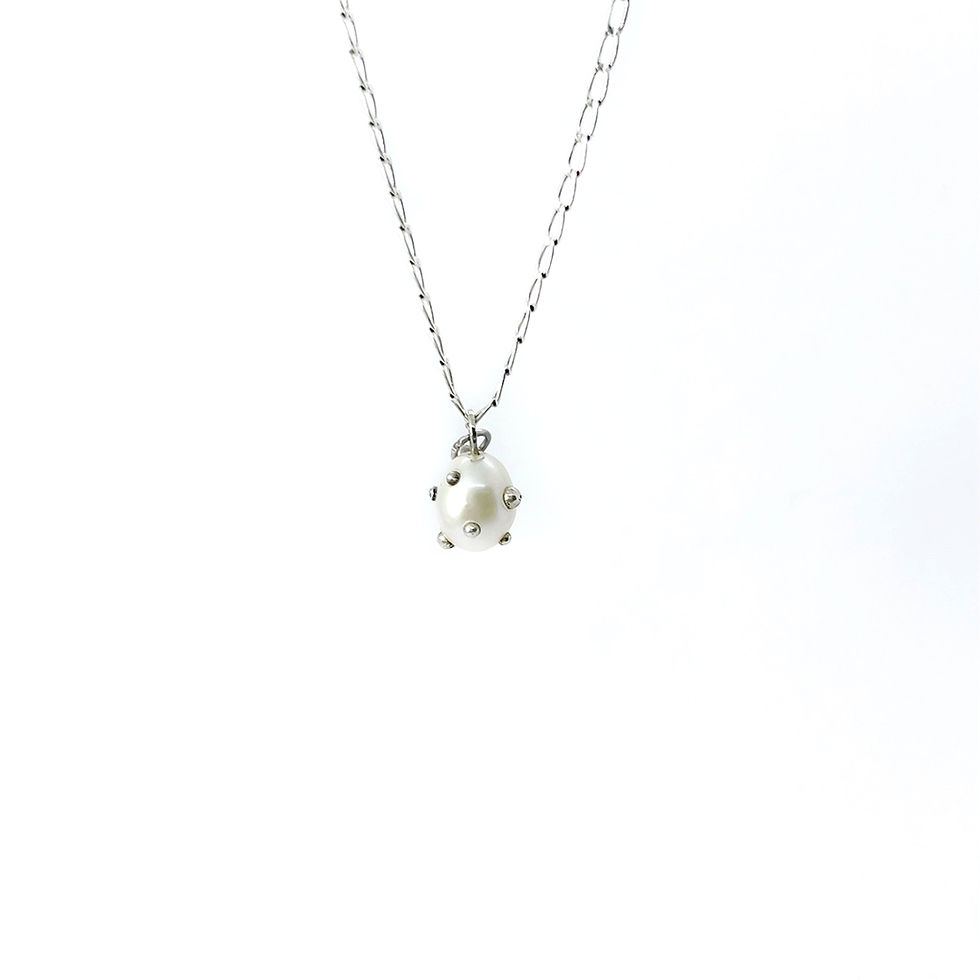 Miniatura: pearl grenade charm