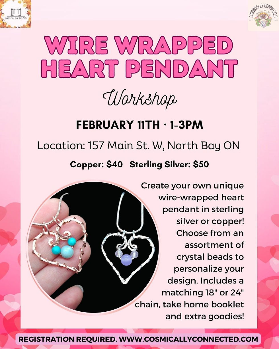 Wire Wrapped Heart Pendant Workshop