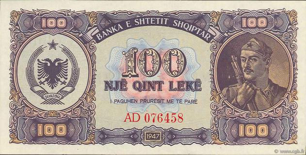 100 Leke 1947