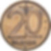 20 Frank, 1994-2001 'BELGIQUE'