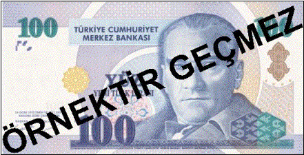 E 8 - YÜZ YENİ TÜRK LİRASI I. TERTİP