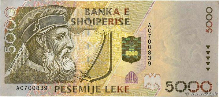 5000 Leke 1996