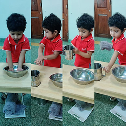 Precise movements in Hand Washing 