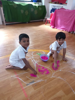 Colouring the National Flower