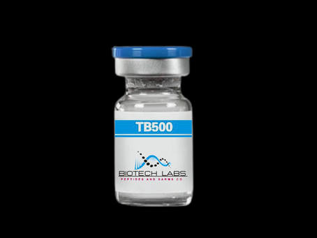 TB-500 peptide vial for laboratory research only