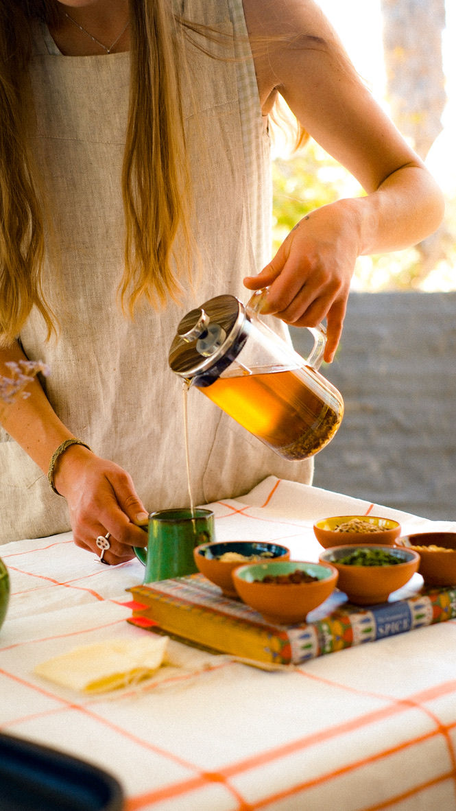 Thumbnail: Girl pouring premium fruit tea handcrafted in Johannesburg, Christmas  gifting