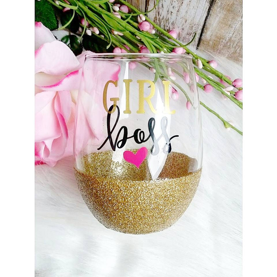GIRL BOSS - WINE GLASS