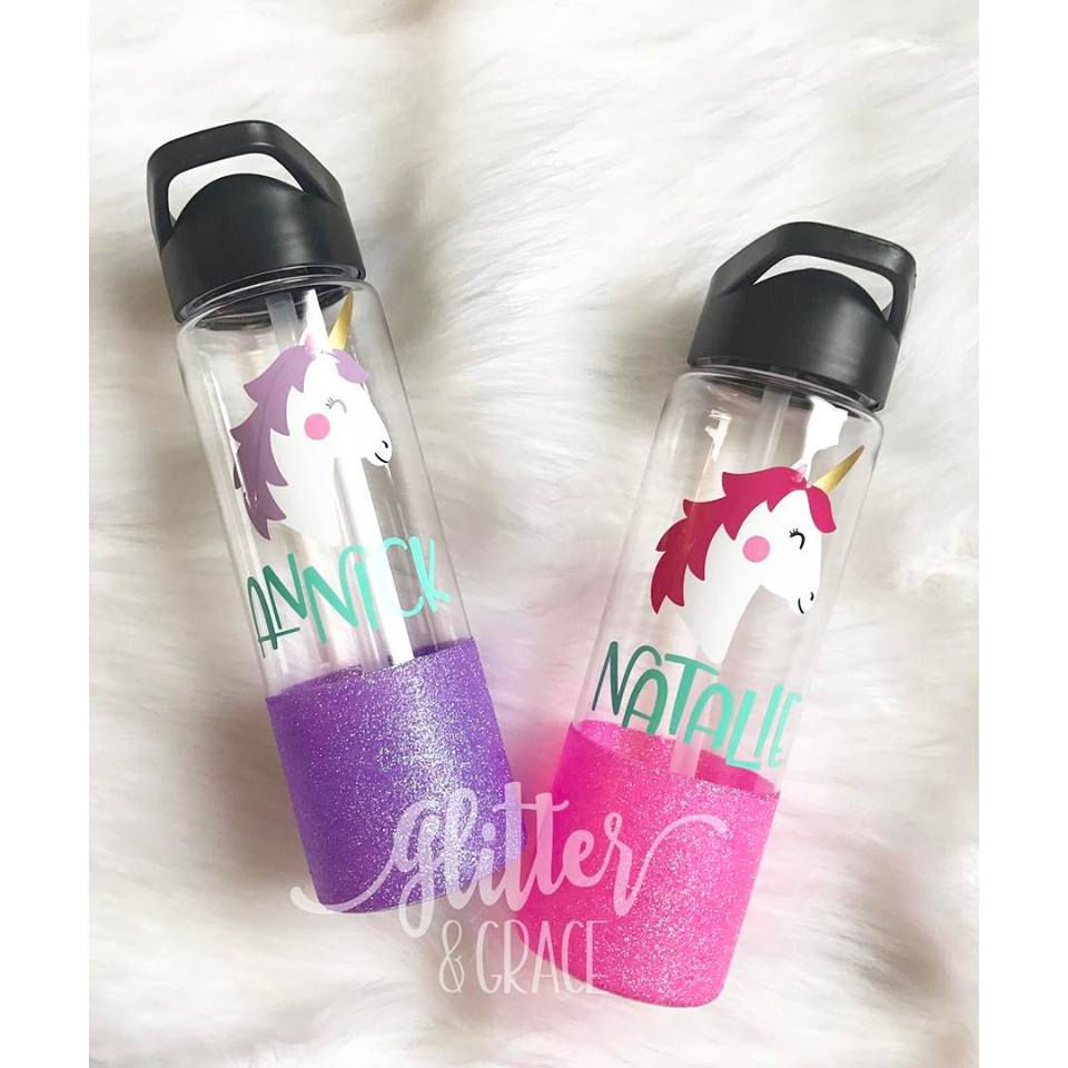PERSONALIZED UNICORN - WATER BOTTLE