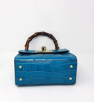 Aegean Blue Luxury Mini Bag - Kaylah Bag by Vivien Lauren